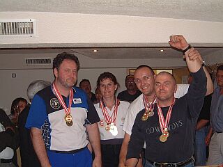 Die siegreichen Teilnehmer in der IPSC-Austria Klassifizierung