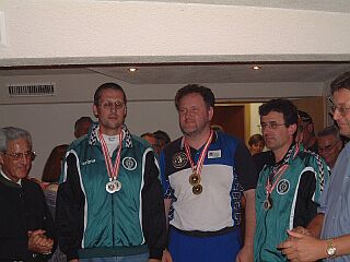 Open Division  2. Andreas Stettin  1. G&uuml;nter Weber   3. Franz Volk