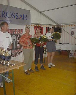 3. Margit Steurer  1. Anita Klien  2. Gabriele Kraushofer