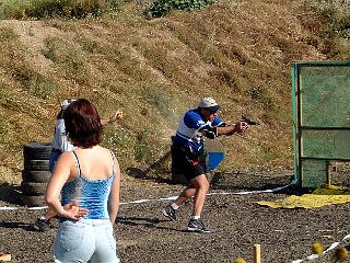 Winner Saul Kirsch on the move