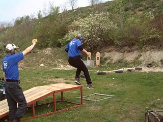 Andreas beim Holstertest