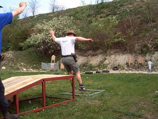 Harald beim Absprung