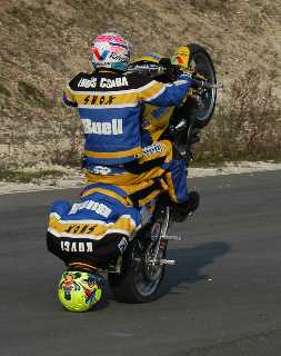 Warum l&auml;sst sich das Motorrad nicht weiter aufstellen?