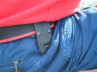 Uhps!  Wo ist der Holster geblieben?