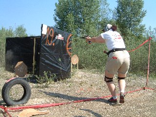 Gabi in der Bewegung.