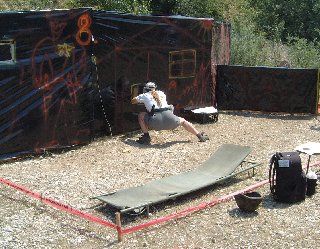 Nicole beim Bodenturnen