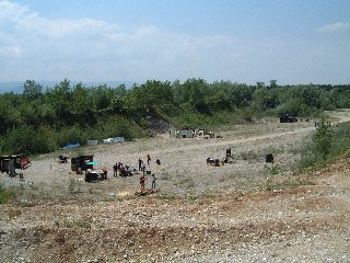 &Uuml;berblick &uuml;ber einen Teil der Range. Die Sicherheitswinkel waren teilweise sehr stark eingeschr&auml;nkt.