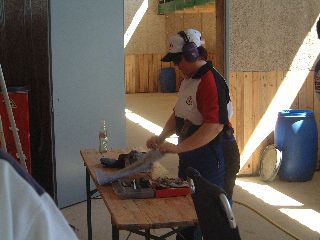 Margit beim "Abstauben"