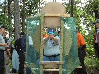 Fritz beim Probesitzen