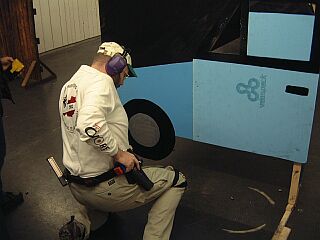 Roland bei der Startvorbereitung