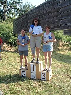 2. Nicole Laschitz      1. Gabriele Kraushofer       3. Notburga Hasenkopf