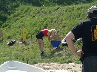 Josef nimmt sich noch Zeit vor dem Start