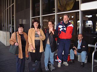 Ankunft in Johannesburg