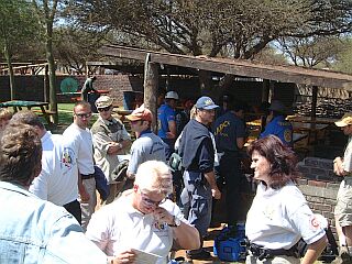 warten auf die &Uuml;berpr&uuml;fung der Ausr&uuml;stung