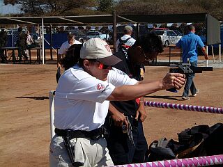 Visier &uuml;berpr&uuml;fen und ab in die Arena