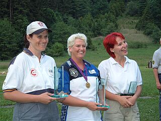 2. Gabriele Kraushofer  1. Margit Steurer  3. Anita Klien